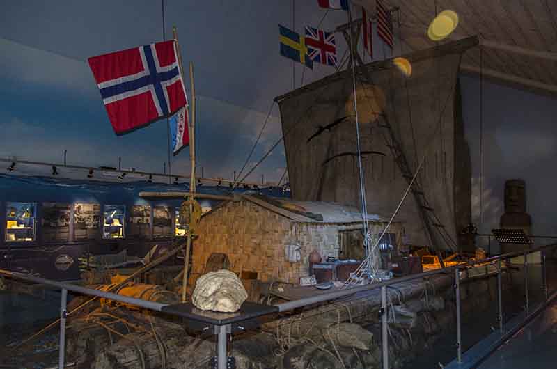 96 - Noruega - Oslo - museo Kon-Tiki - balsa Kon-Tiki